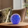 Stardust Line Bulb Transparant Donker Blauw A11STBTDB sfeerfoto