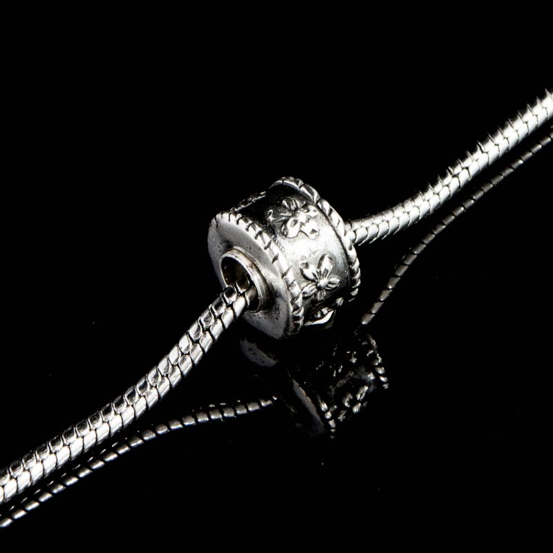 Pandora Bead Bloemetjes met Schuifdop Sterling Zilver 1011-00