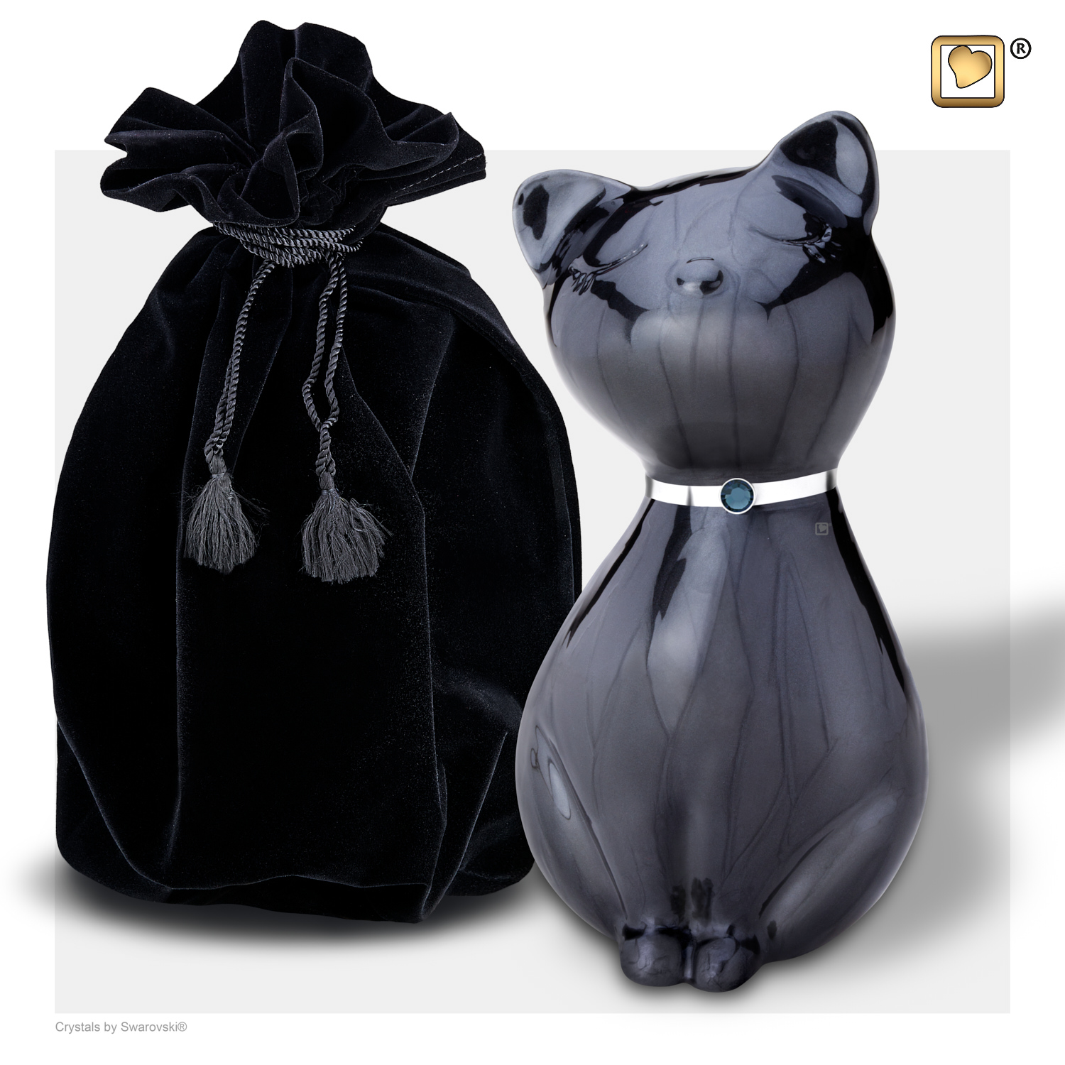 Urn kat - PrincessCat Swarovski Pearl midnight