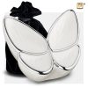 Wings of Hope Adult Urn Pearl White & Polished Silver tint A1042_v