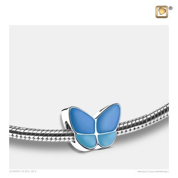 Asbedel - Wings Of Hope | Pearl Blue | Sterling Silver tint BD2091