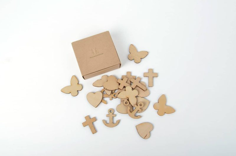 Memory Markers Hout mix 20 stuks