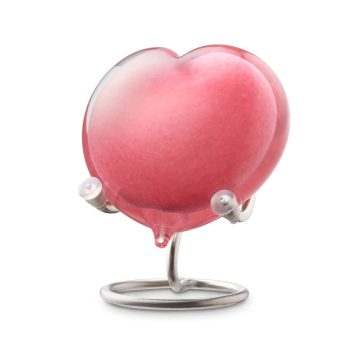 U36PHBR pebble hart opaak baby roze