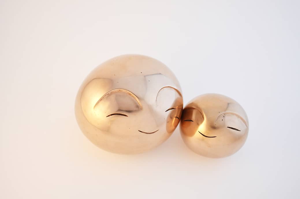 Jizo urn brons