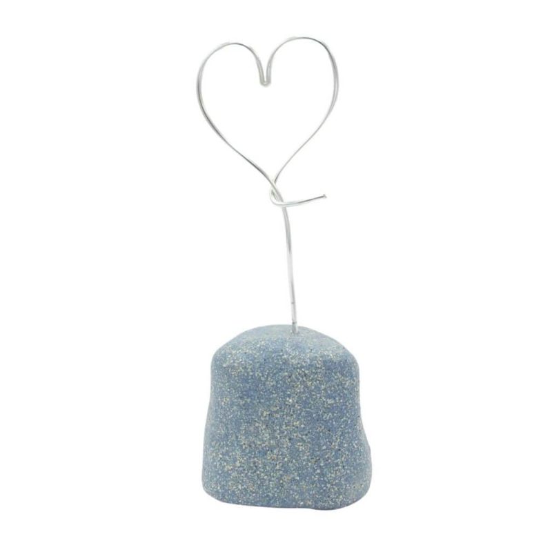 Mini urn - Hartje keramiek 0,025 liter blauw