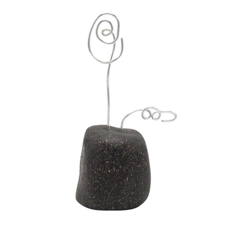 Mini urn - Roos keramiek 0,025 liter zwart