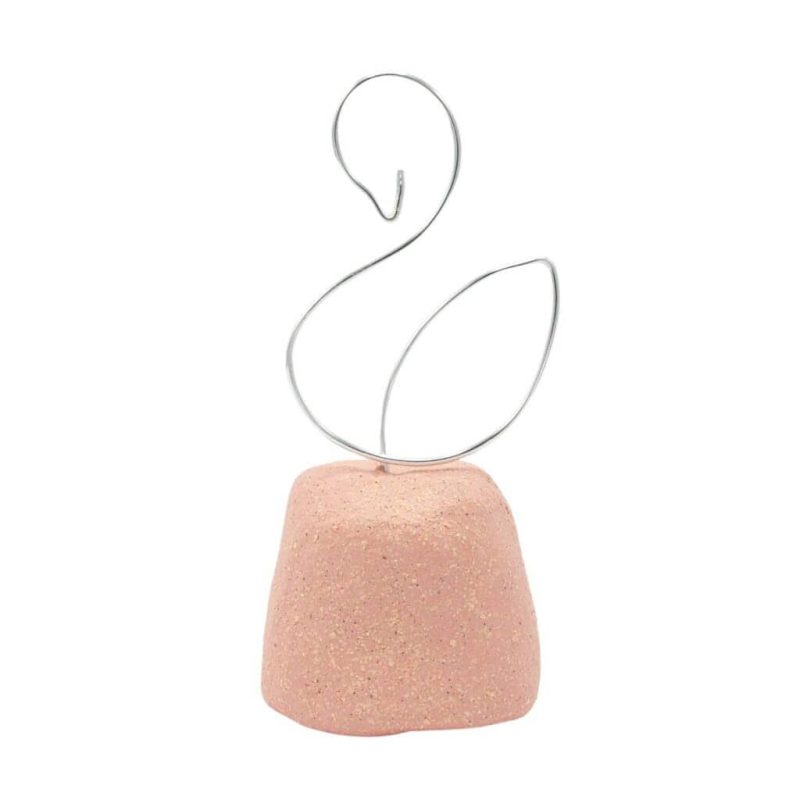 Mini urn - Vogel keramiek 0,025 liter roze