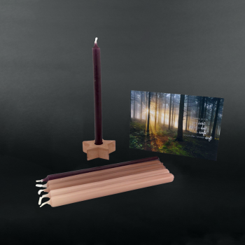 Troostcadeau Sterrenouders - Gedenkkaars Beton | XS Ster