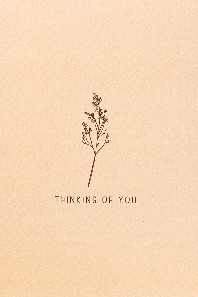 Kaart A6 - Thinking of you