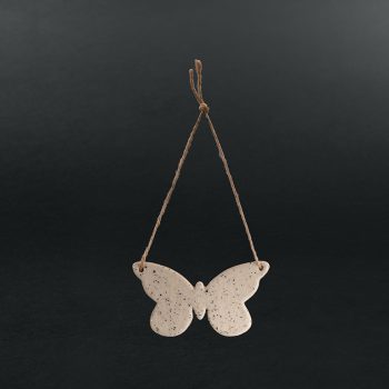 Troostbox – Symbolische hanger van keramiek | Vlinder