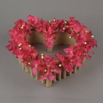 Gedenkwebshop - Bloemenband-hart