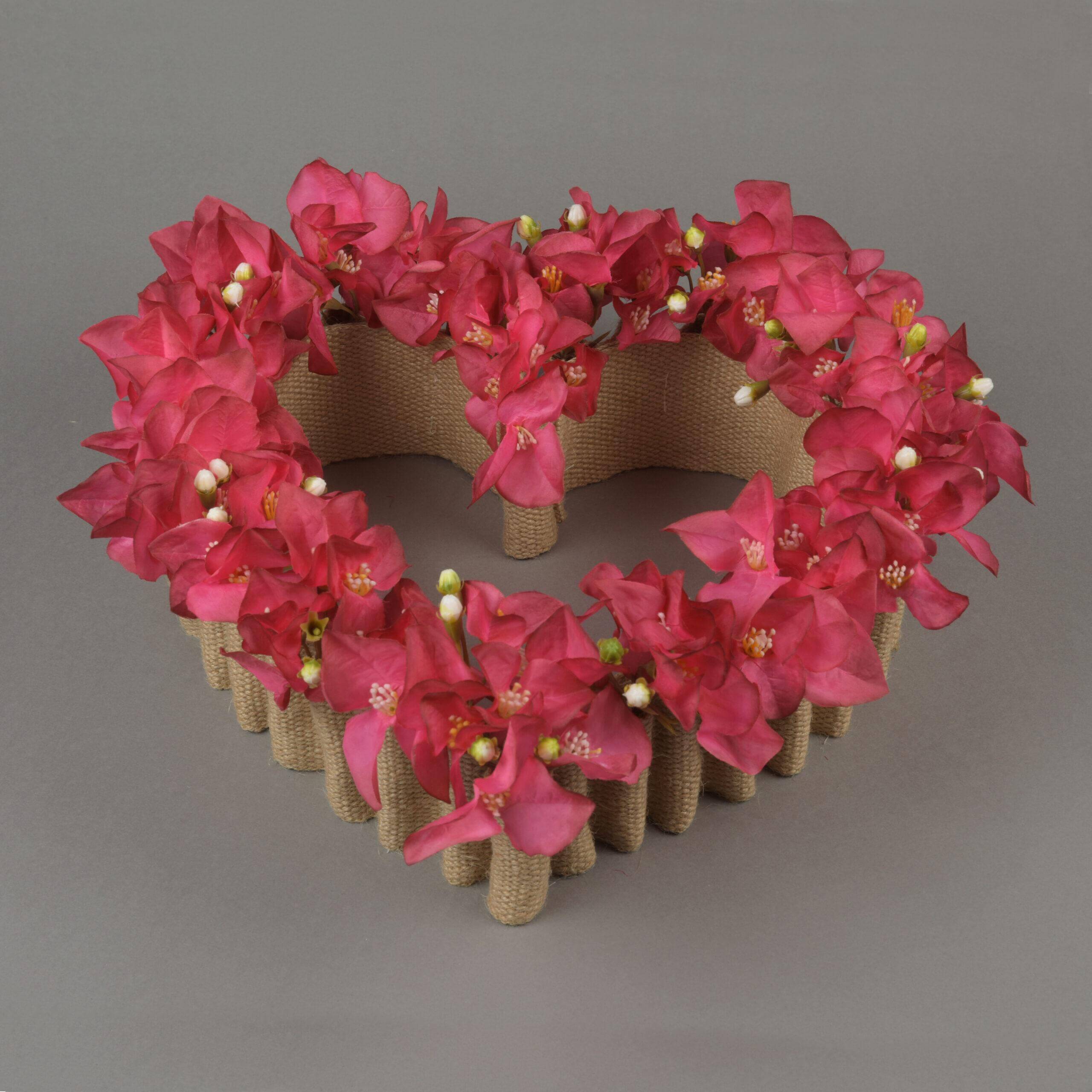 Gedenkwebshop - Bloemenband-hart